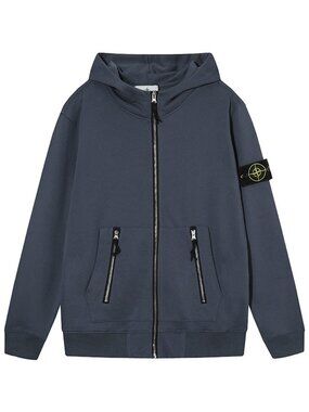 Stone Island Navy Blue Hoodie